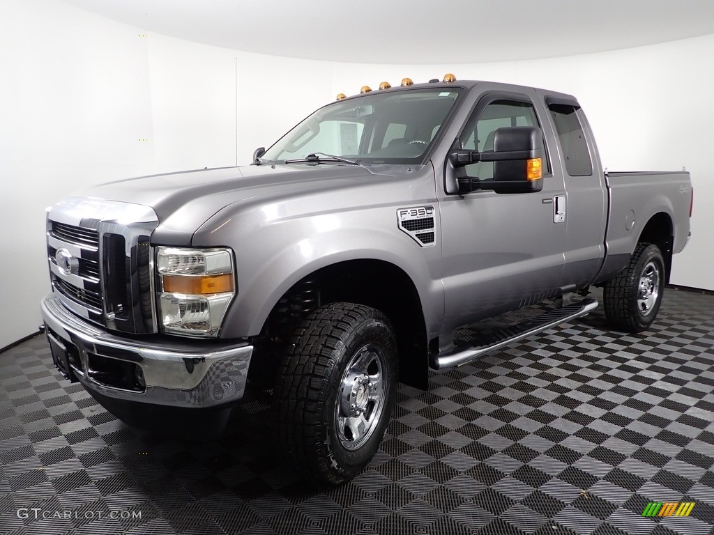 2009 F350 Super Duty XLT SuperCab 4x4 - Sterling Grey Metallic / Medium Stone photo #2