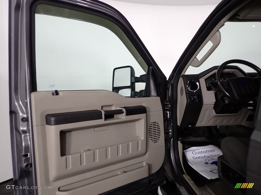 2009 F350 Super Duty XLT SuperCab 4x4 - Sterling Grey Metallic / Medium Stone photo #7