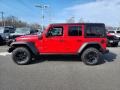 Firecracker Red 2023 Jeep Wrangler Unlimited Willys 4XE Hybrid Exterior