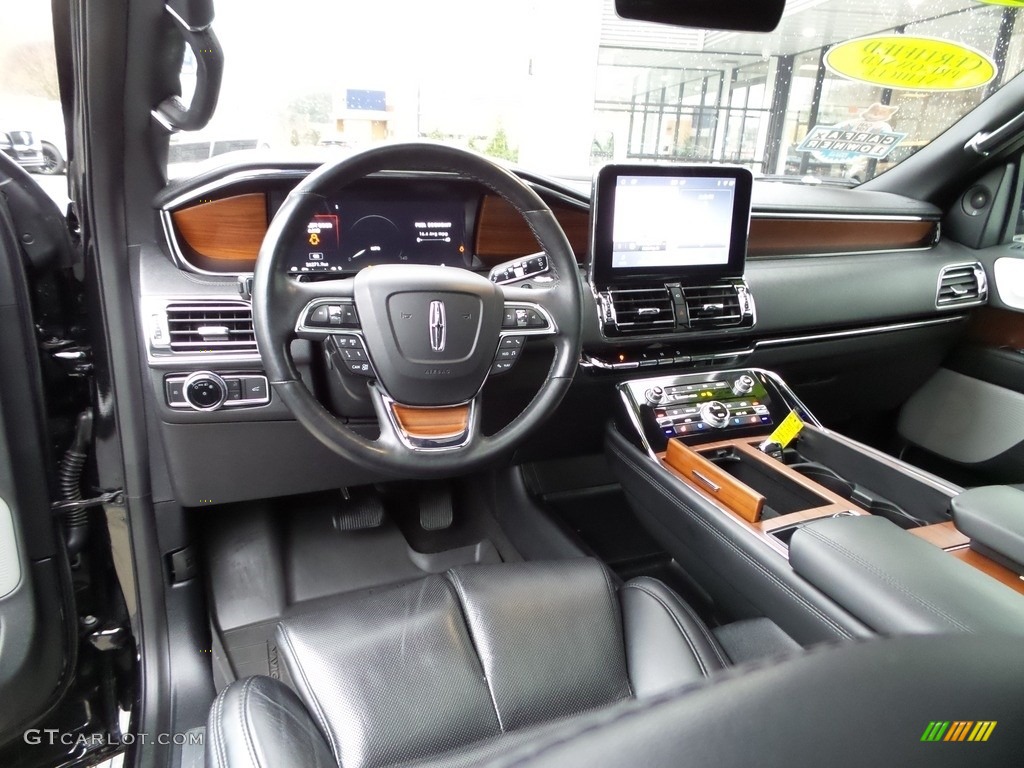 Ebony Interior 2020 Lincoln Navigator L Reserve 4x4 Photo #145866514
