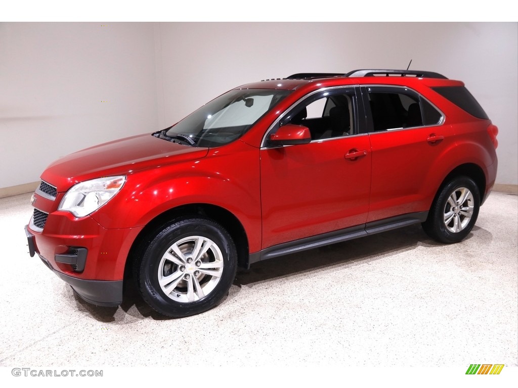 2014 Equinox LT - Crystal Red Tintcoat / Light Titanium/Jet Black photo #3