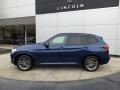 Phytonic Blue Metallic 2021 BMW X3 xDrive30i Exterior
