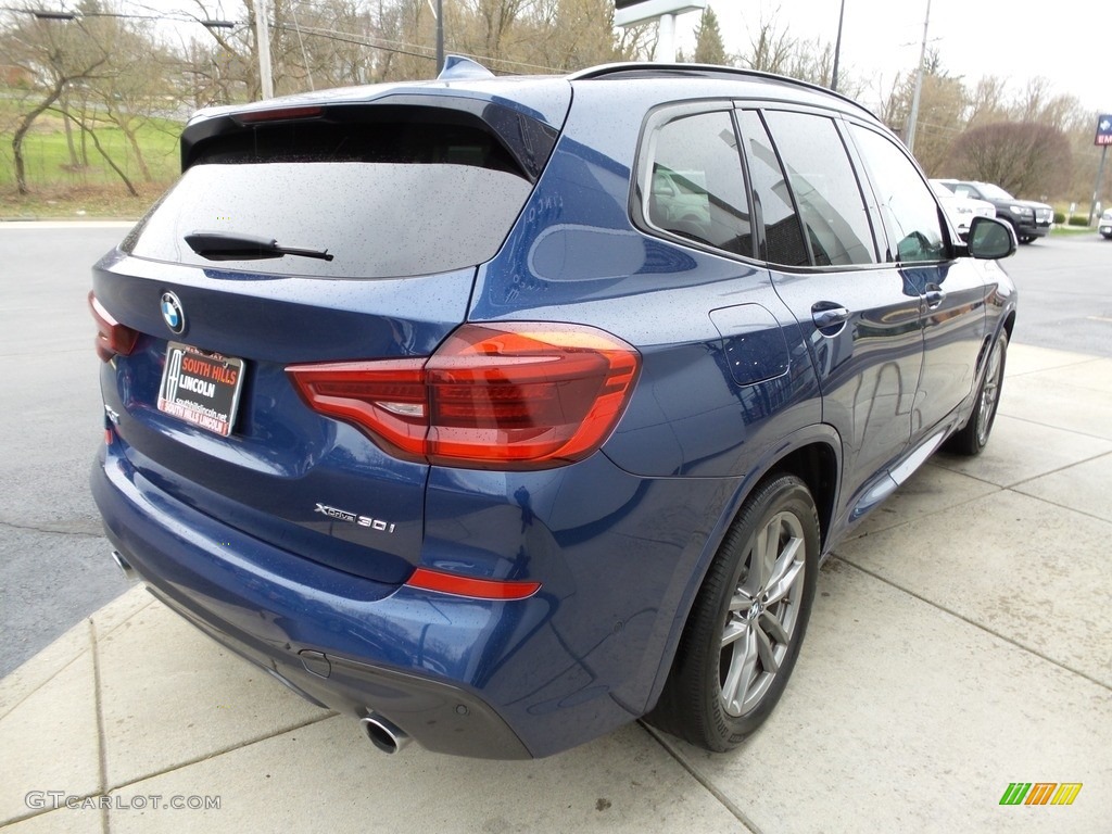 2021 X3 xDrive30i - Phytonic Blue Metallic / Oyster photo #6