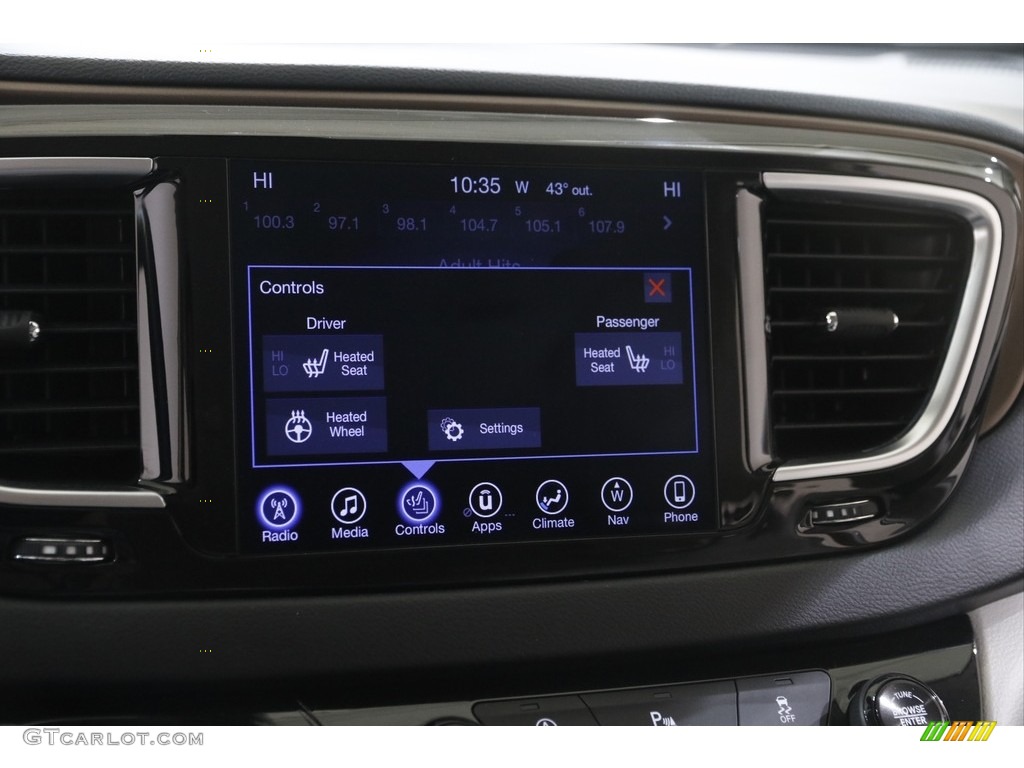 2017 Pacifica Touring L Plus - Molten Silver / Black/Alloy photo #11