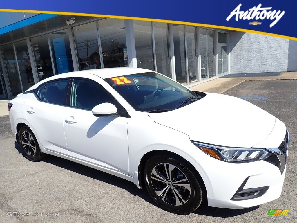 2022 Sentra SV - Fresh Powder / Charcoal photo #1