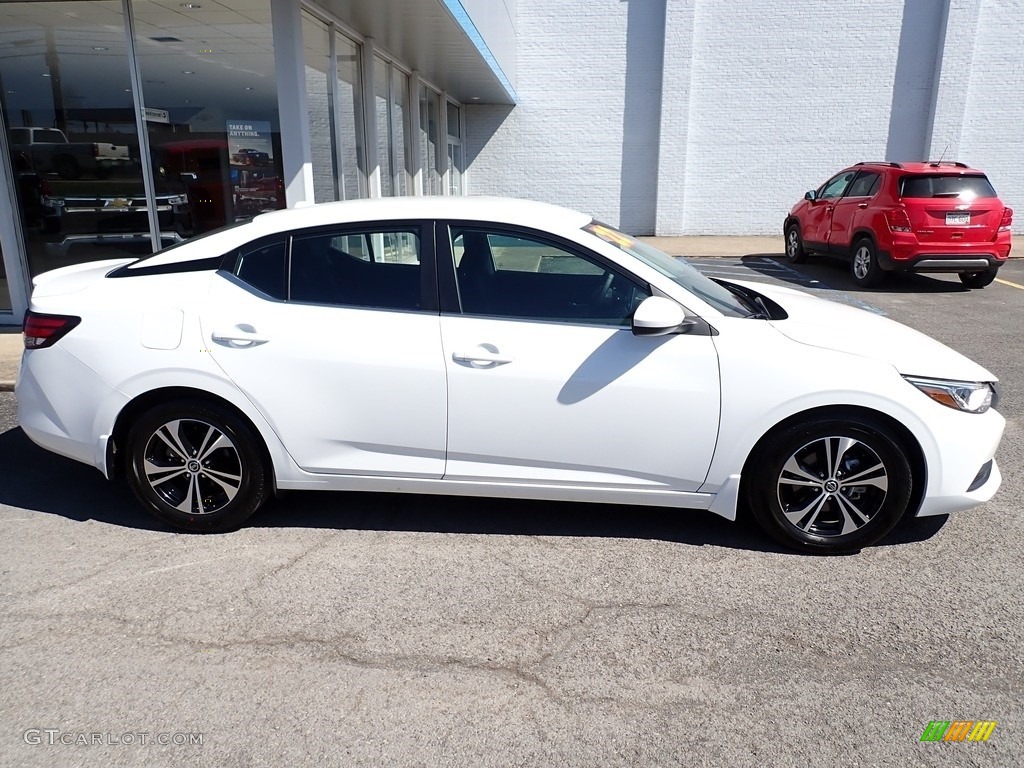 2022 Sentra SV - Fresh Powder / Charcoal photo #2