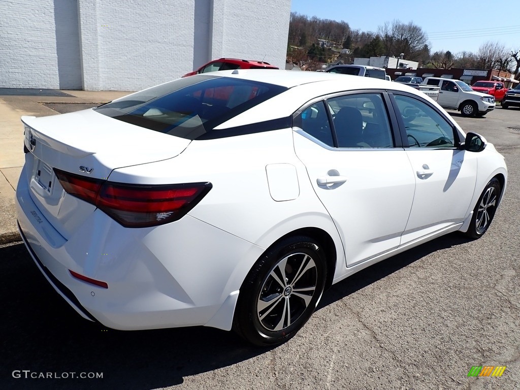 2022 Sentra SV - Fresh Powder / Charcoal photo #3