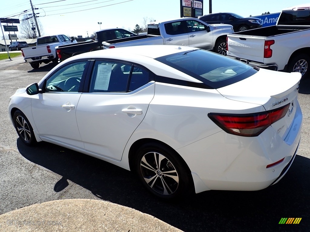 2022 Sentra SV - Fresh Powder / Charcoal photo #6