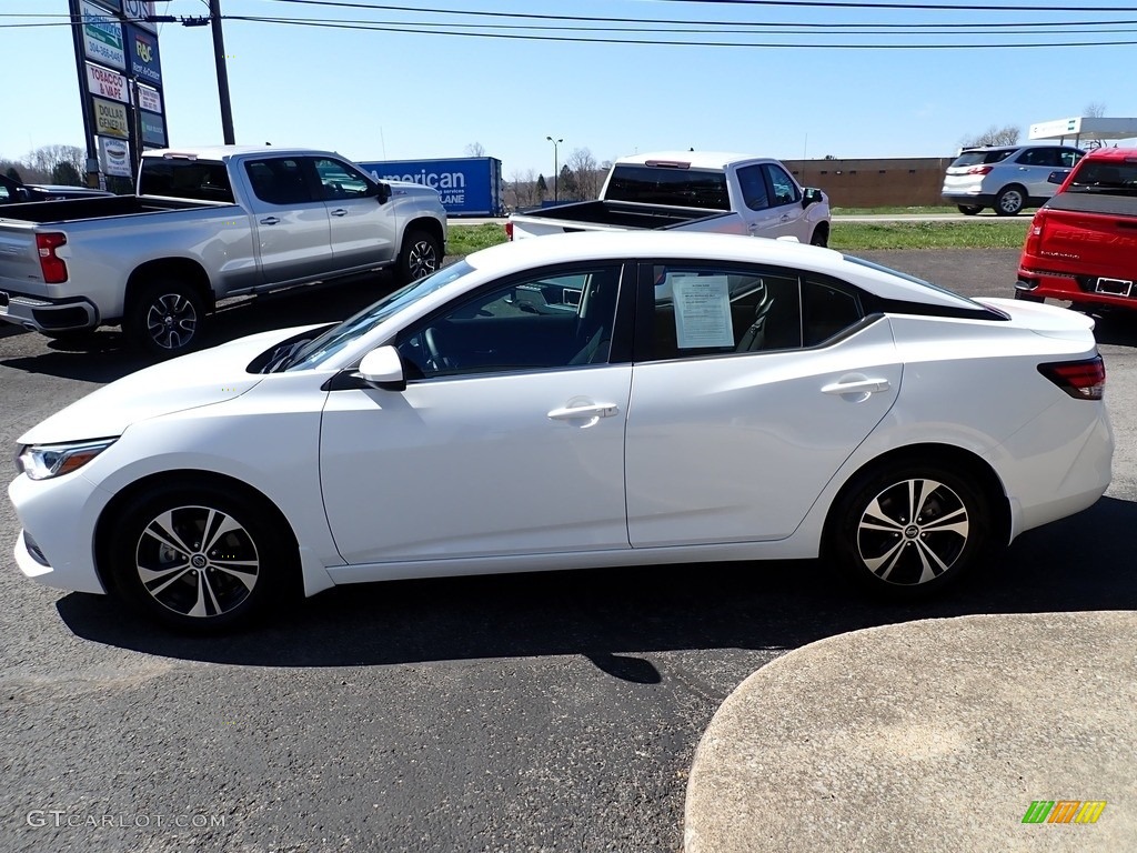 2022 Sentra SV - Fresh Powder / Charcoal photo #7