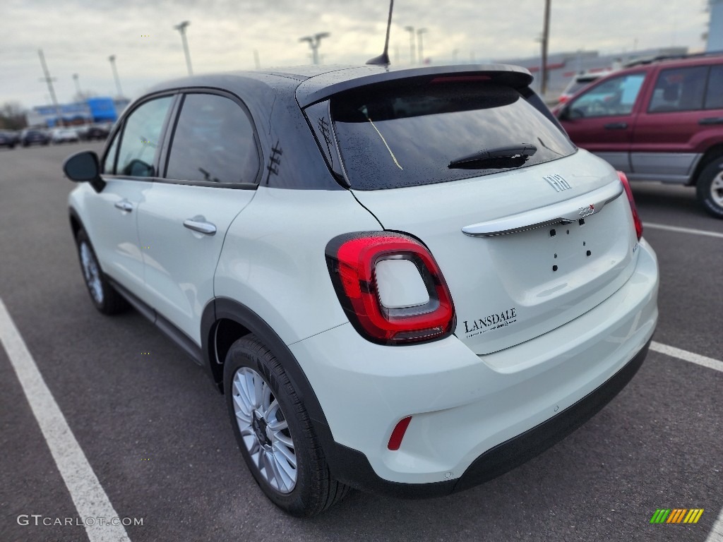 2022 500X Pop AWD - Bianco Gelato (White) / Slate Blue photo #7