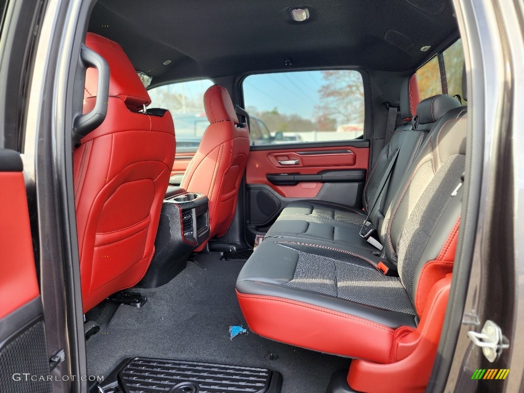 Red/Black Interior 2023 Ram 1500 Rebel Crew Cab 4x4 Photo #145867735