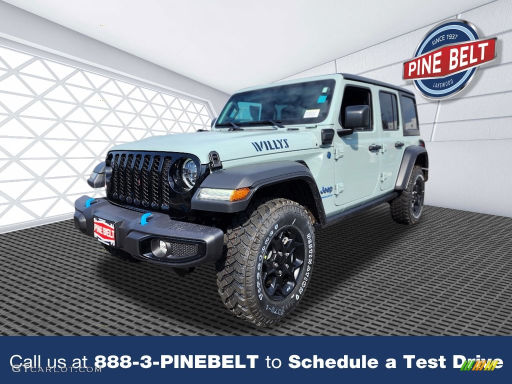 2023 Wrangler Unlimited Willys 4XE Hybrid - Earl / Black photo #1
