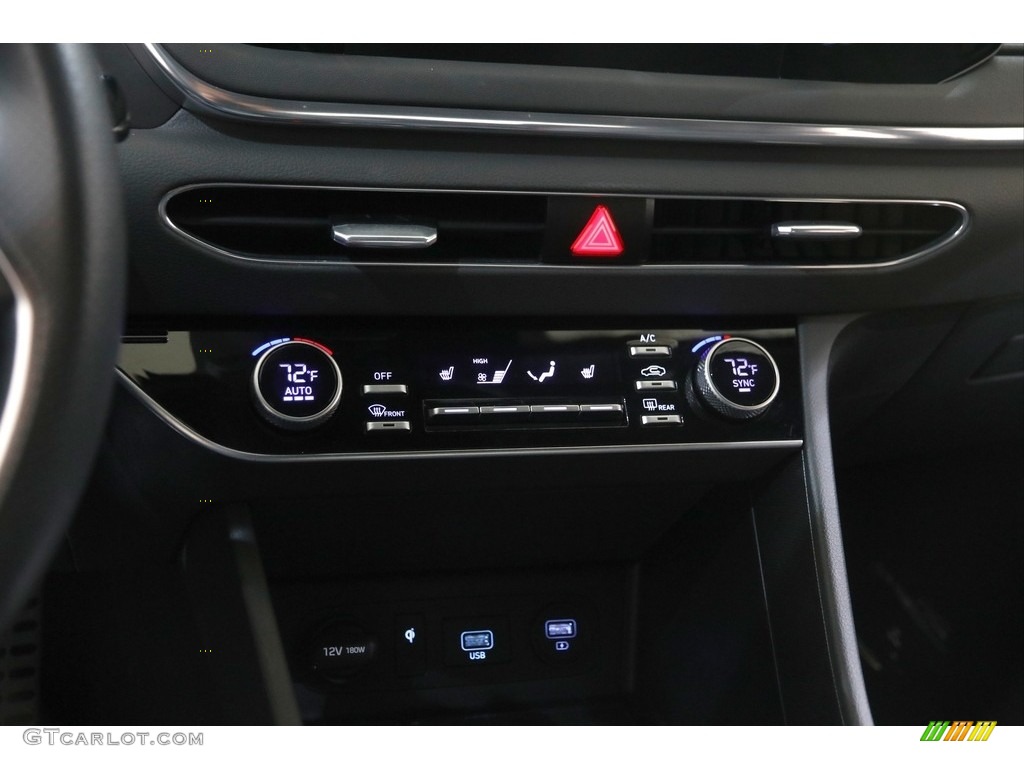 2020 Sonata SEL Plus - Glowing Yellow / Black photo #14