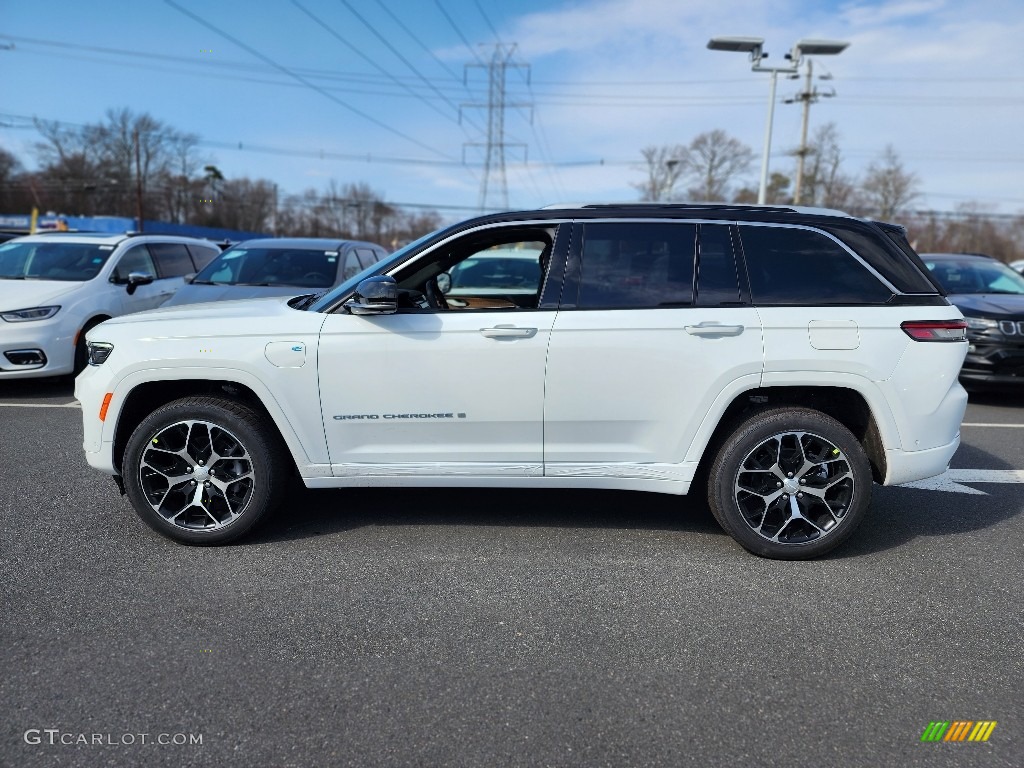 Bright White 2023 Jeep Grand Cherokee Summit Reserve 4XE Exterior Photo #145868077