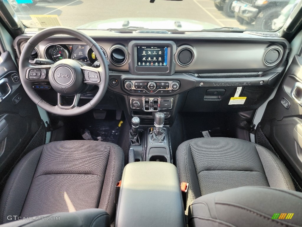 2023 Jeep Wrangler Unlimited Willys 4XE Hybrid Black Dashboard Photo #145868083