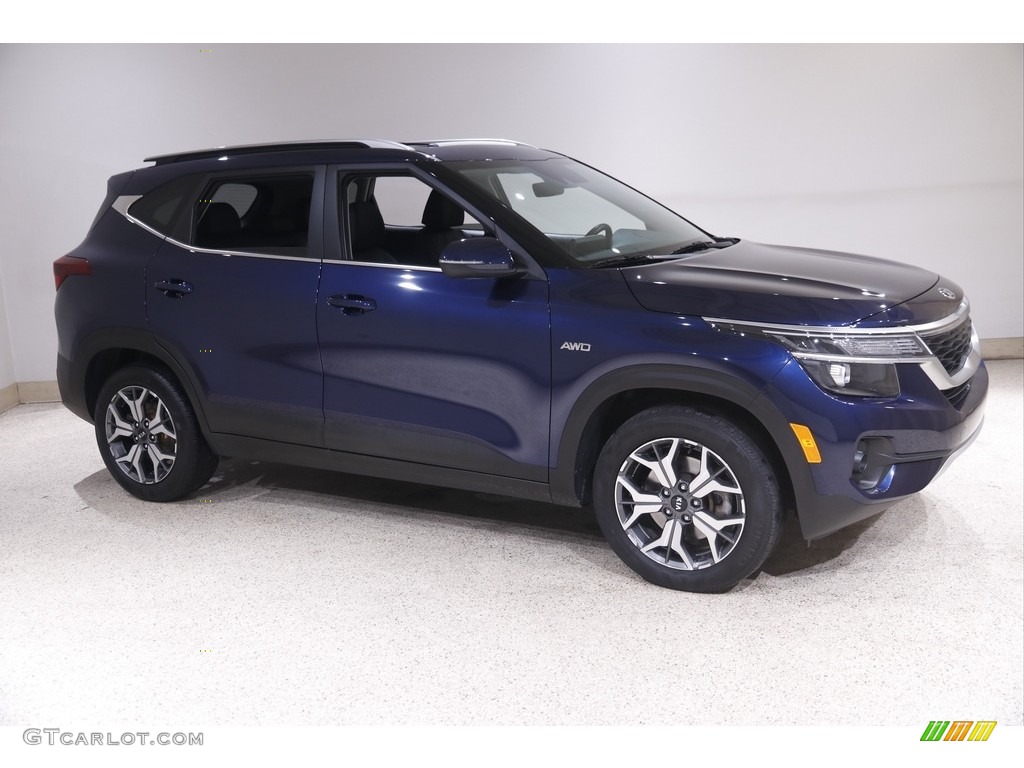 Neptune Blue 2021 Kia Seltos EX AWD Exterior Photo #145868176