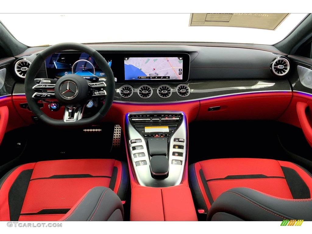 2023 Mercedes-Benz AMG GT 63 Red Pepper/Black Dashboard Photo #145868179
