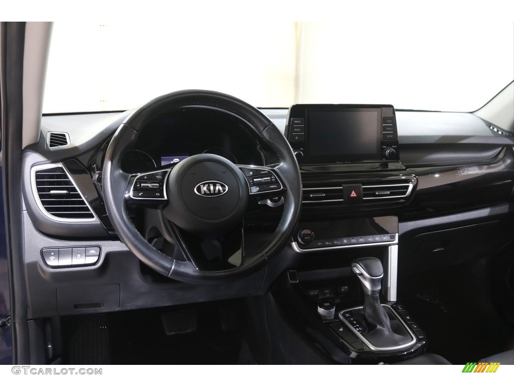 2021 Kia Seltos EX AWD Black Dashboard Photo #145868281