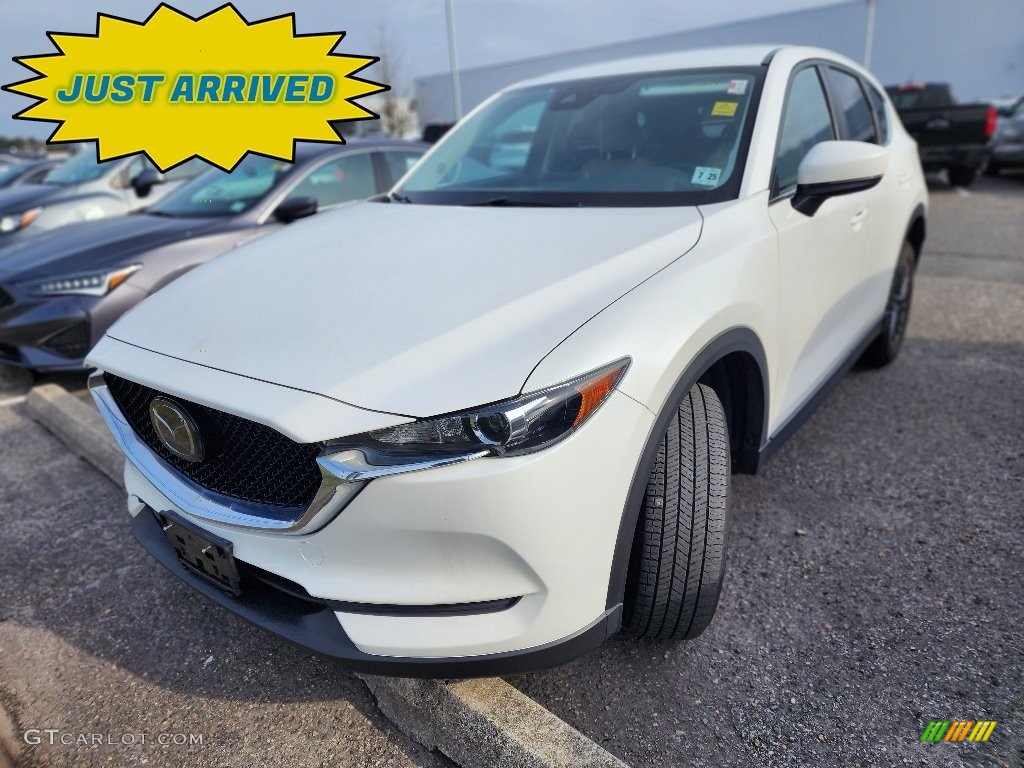 2020 CX-5 Touring AWD - Snowflake White Pearl / Silk Beige photo #1