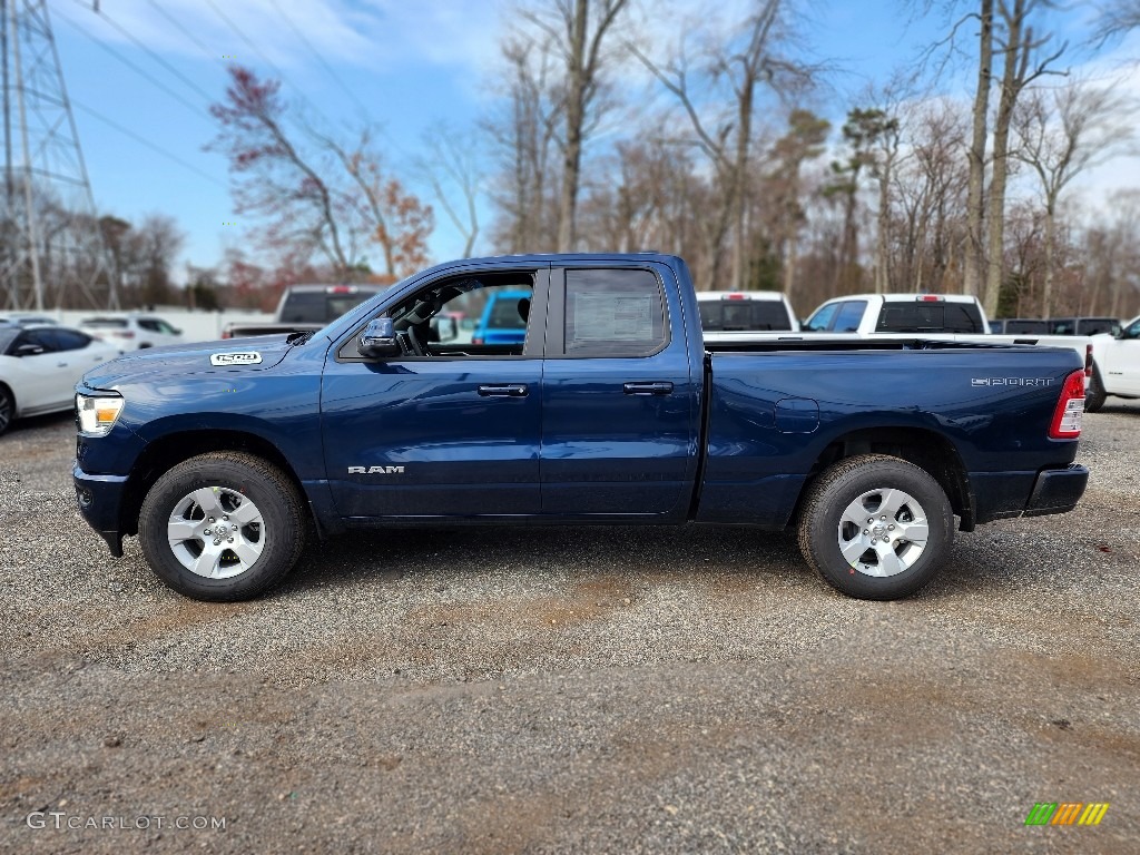 Patriot Blue Pearl 2023 Ram 1500 Big Horn Quad Cab 4x4 Exterior Photo #145868395