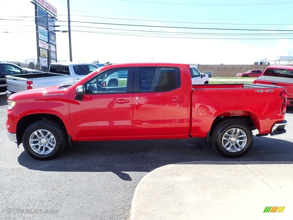 2023 Silverado 1500 LT Crew Cab 4x4 - Red Hot / Jet Black photo #7