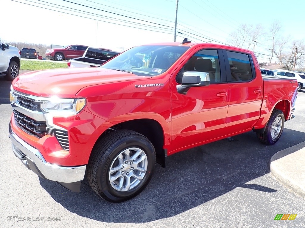 2023 Silverado 1500 LT Crew Cab 4x4 - Red Hot / Jet Black photo #8