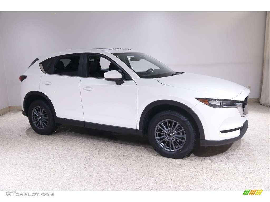 2020 CX-5 Touring AWD - Snowflake White Pearl / Black photo #1
