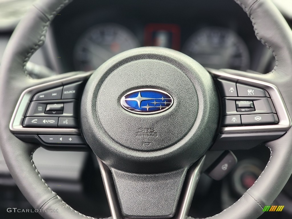 2023 Subaru Outback Touring XT Slate Black Steering Wheel Photo #145869862