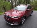 2019 Velvet Red Pearl Jeep Cherokee Limited  photo #2