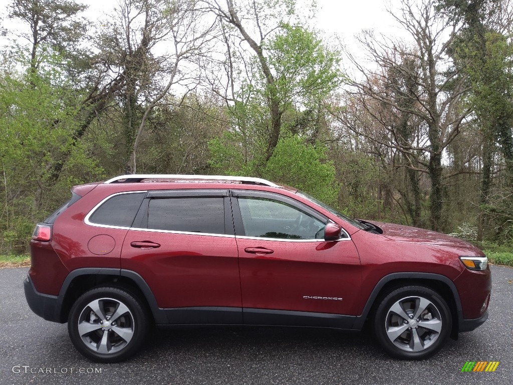Velvet Red Pearl 2019 Jeep Cherokee Limited Exterior Photo #145870402