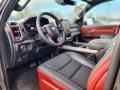 Red/Black 2023 Ram 1500 Rebel Crew Cab 4x4 Interior Color