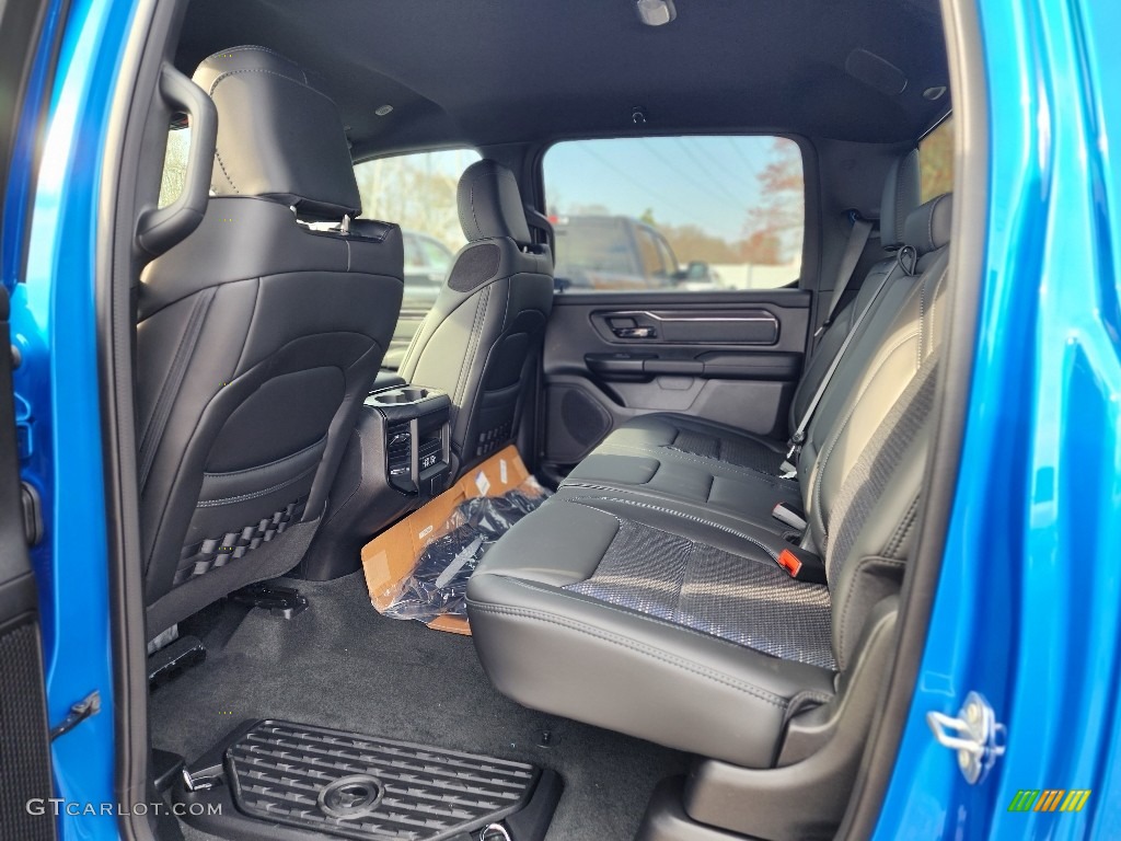 2023 Ram 1500 Big Horn Night Edition Crew Cab 4x4 Rear Seat Photo #145871137