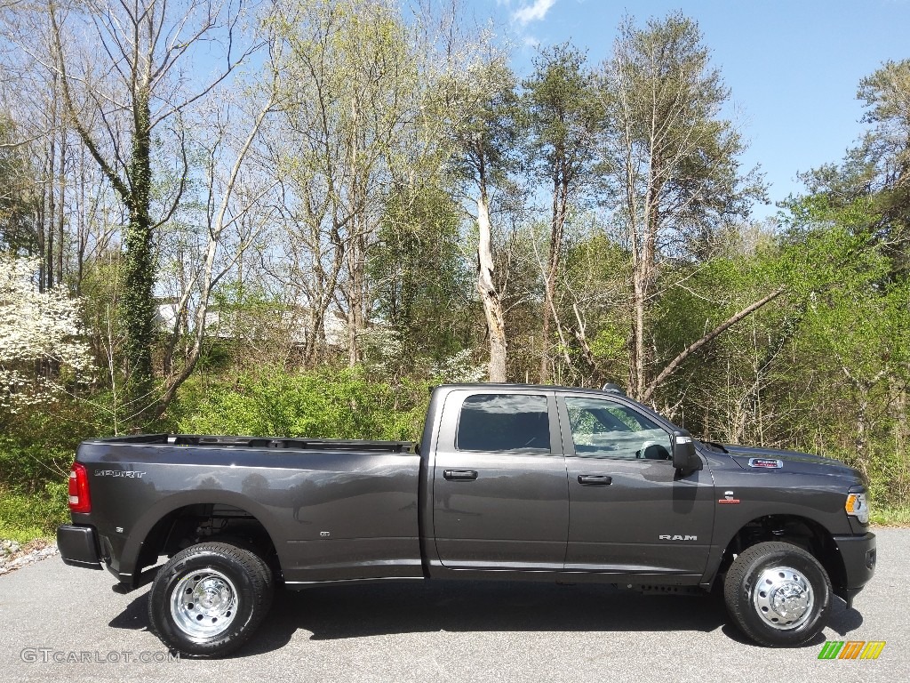 2023 3500 Big Horn Crew Cab 4x4 - Granite Crystal Metallic / Black photo #6