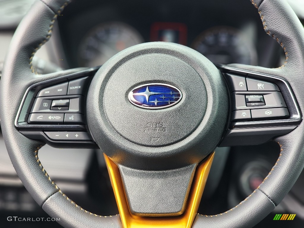 2023 Subaru Outback Wilderness Titanium Gray Steering Wheel Photo #145872879