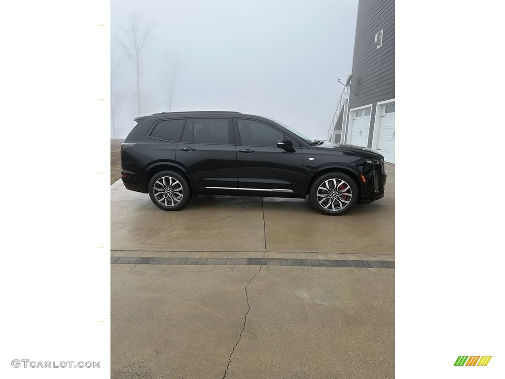 Stellar Black Metallic 2022 Cadillac XT6 Sport AWD Exterior Photo #145873478