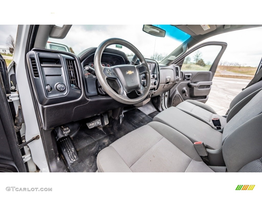 Jet Black Interior 2015 Chevrolet Silverado 2500HD WT Regular Cab Photo #145873553