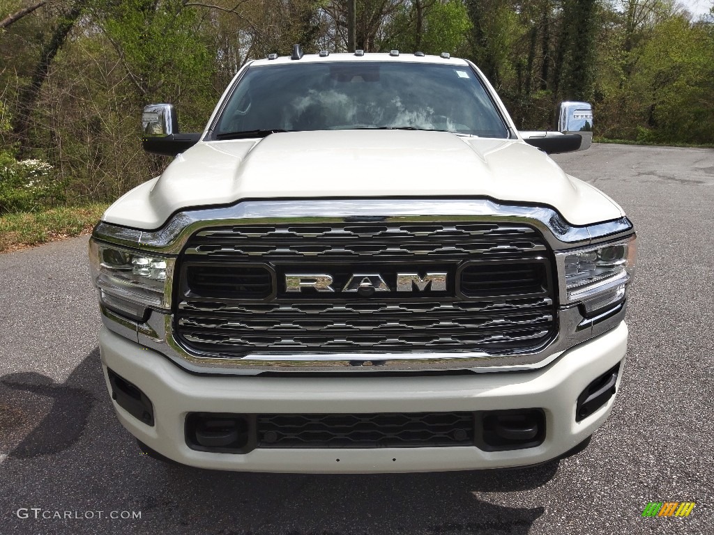 2023 2500 Limited Crew Cab 4x4 - Pearl White / Black photo #3