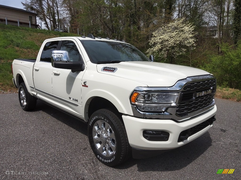 2023 2500 Limited Crew Cab 4x4 - Pearl White / Black photo #5