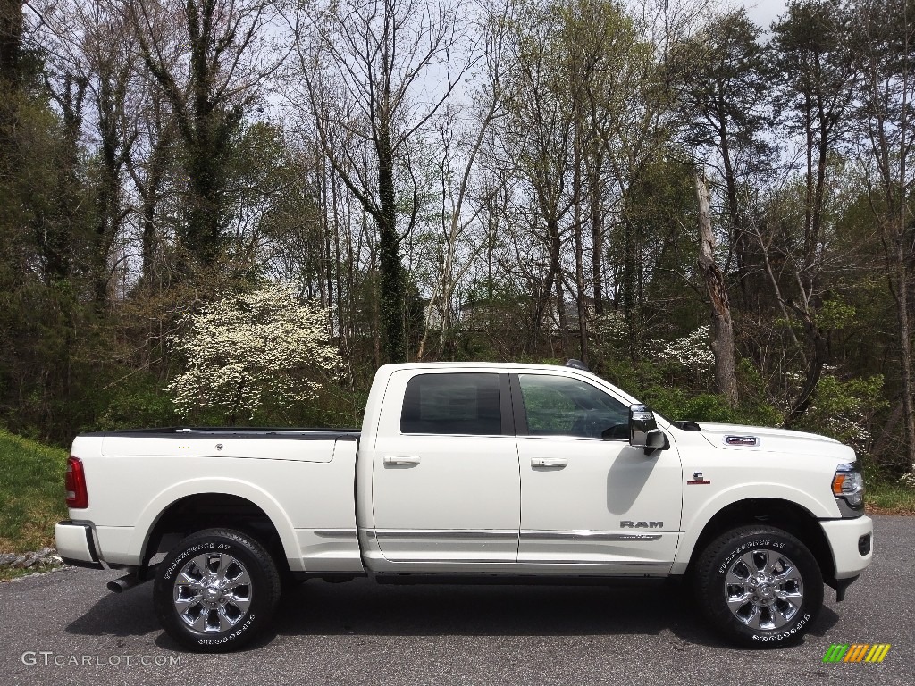 2023 2500 Limited Crew Cab 4x4 - Pearl White / Black photo #6