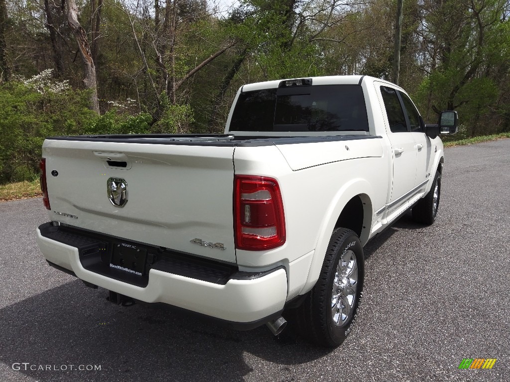 2023 2500 Limited Crew Cab 4x4 - Pearl White / Black photo #7