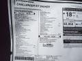  2023 Challenger R/T Shaker Window Sticker