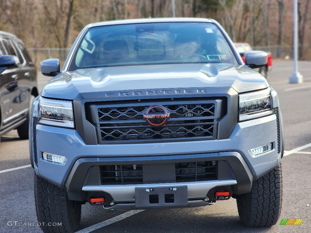 Boulder Gray Pearl 2023 Nissan Frontier Pro-4X Crew Cab 4x4 Exterior Photo #145874129