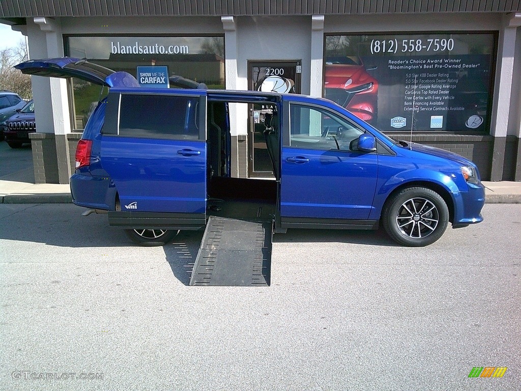 2019 Grand Caravan GT - Indigo Blue / Black photo #31