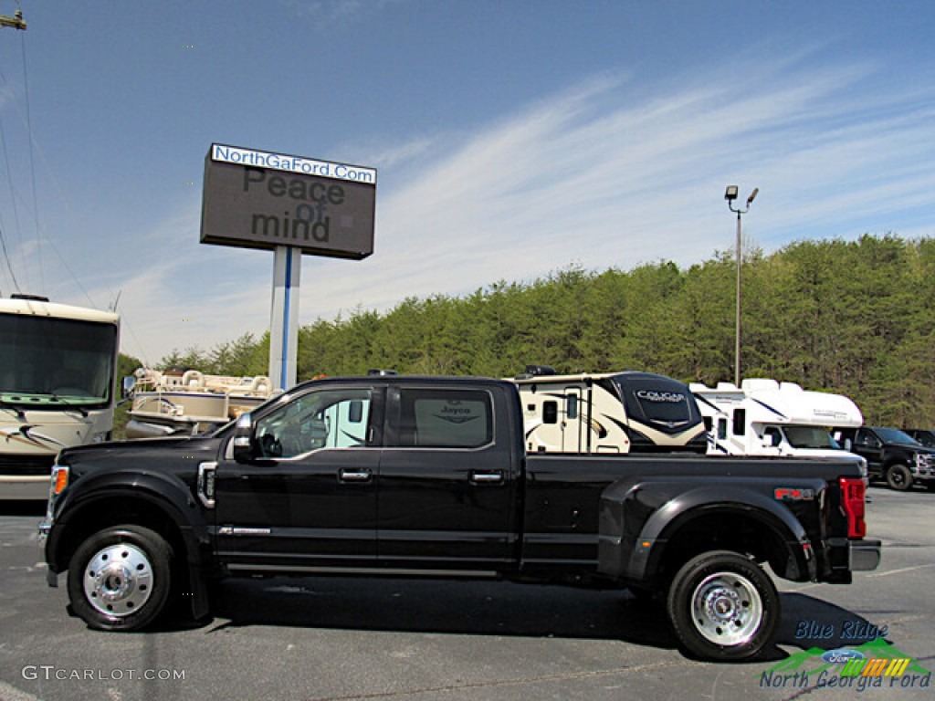 2019 F450 Super Duty King Ranch Crew Cab 4x4 - Agate Black / King Ranch Java photo #2