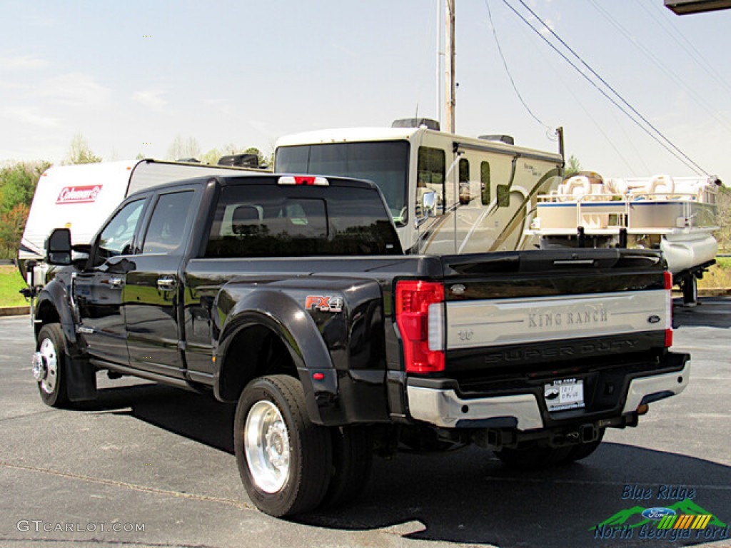 2019 F450 Super Duty King Ranch Crew Cab 4x4 - Agate Black / King Ranch Java photo #3