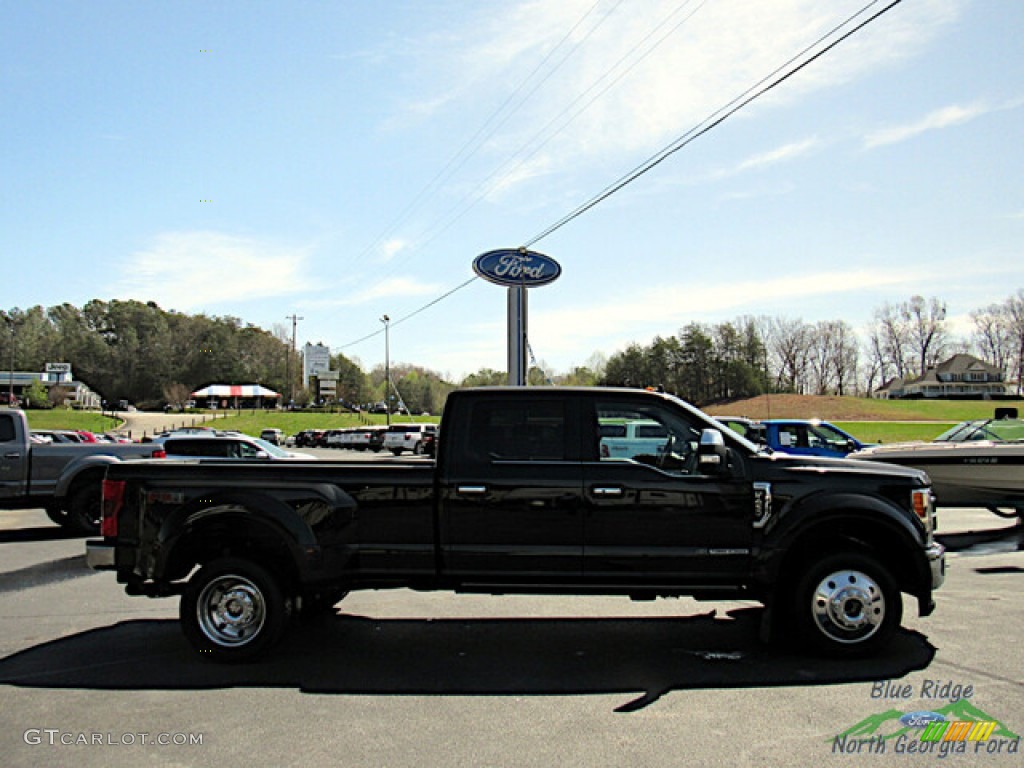 2019 F450 Super Duty King Ranch Crew Cab 4x4 - Agate Black / King Ranch Java photo #6