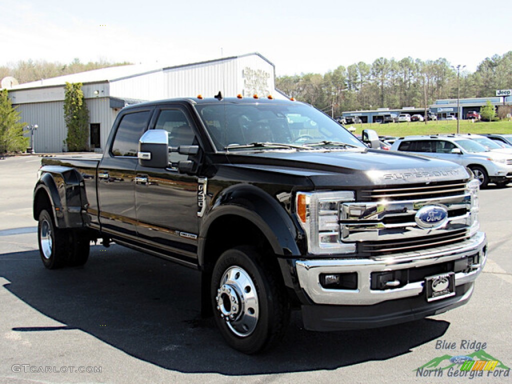 2019 F450 Super Duty King Ranch Crew Cab 4x4 - Agate Black / King Ranch Java photo #7