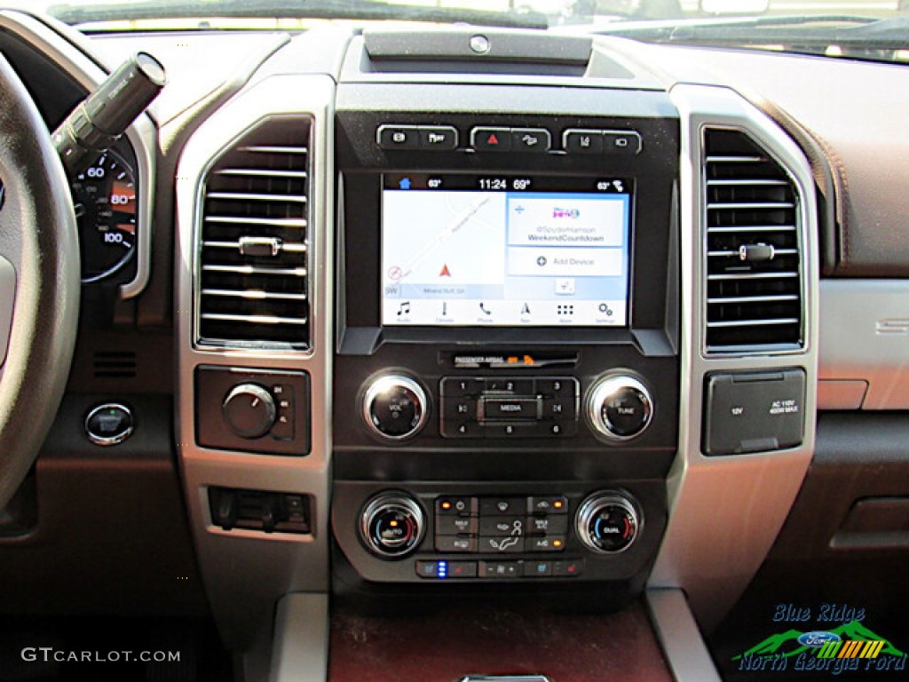 2019 F450 Super Duty King Ranch Crew Cab 4x4 - Agate Black / King Ranch Java photo #14