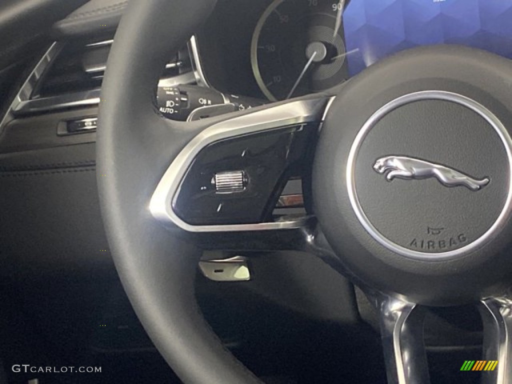 2023 Jaguar XF SE Ebony Steering Wheel Photo #145875452