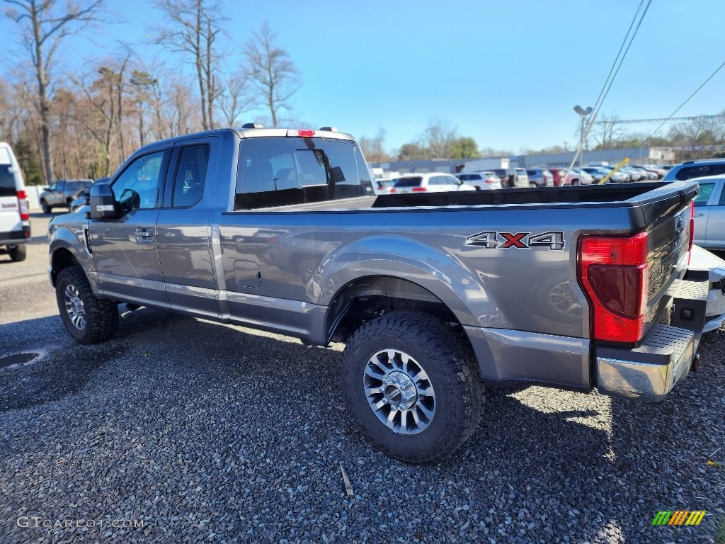 Carbonized Gray 2021 Ford F250 Super Duty Lariat Crew Cab 4x4 Exterior Photo #145876149